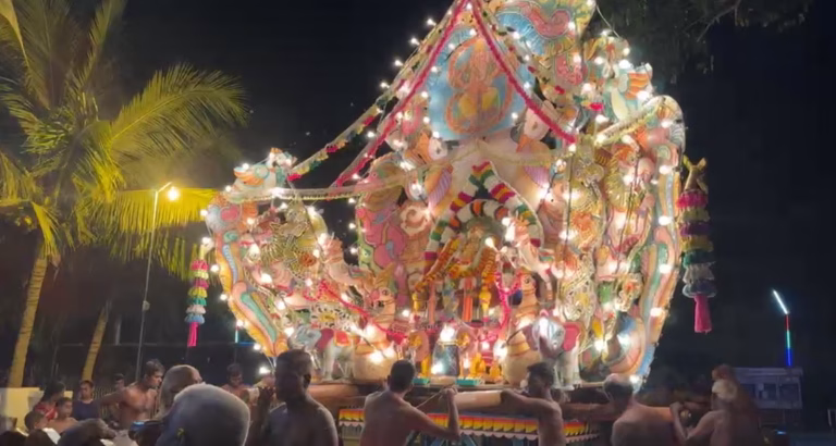 காரைநகர் வலந்தலை மடத்துக்கரை முத்துமாரி அம்பாள் ஆலய மகோற்சவ மூன்றாம் நாள் உற்சவ இரவு திருவிழா 04.03.2025