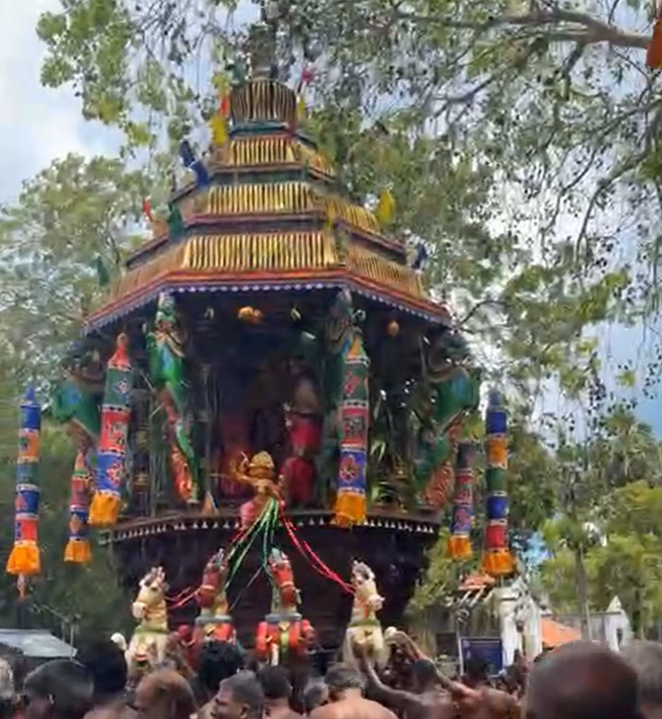 காரைநகர் மணற்காடு கும்பநாயகி தேர்த்திருவிழா 17.03.2026 செவ்வாய்கிழமை.