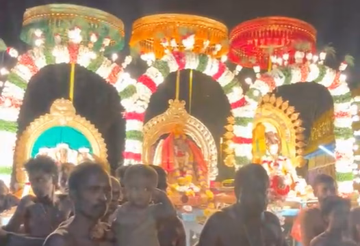 காரைநகர் மருதடி வீரகத்தி விநாயகர் ஆலயம் கும்பாபிஷேகம் 25.03.2026. இரவு காட்சி.