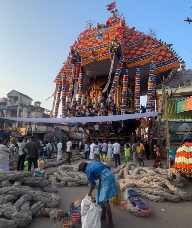 உலக அதிசயமான திருவாரூர் ஆழித்தேர்… காணக்கண்கோடி வேண்டும்.29.03.2026 ஞாயிறு தேரோட்டம்.