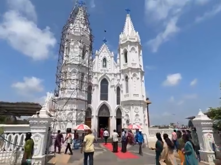 வேளாங்கன்னி மாதா கோயில், நாகபட்டினம், தமிழ்நாடு.திங்கள்கிழமை.30.03.2026