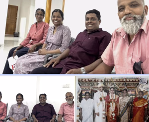 25.03.2026 மருதடி பிள்ளையார் கோயில் கும்பாபிஷேக தினத்தன்று இல்லறவாழ்வில் இணைந்து கொண்ட இராஜீசன் மயூரி தம்பதிகளிற்கு திருமண வாழ்த்துக்கள்.